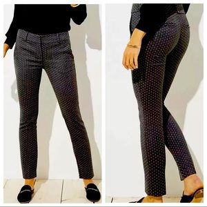 Ann Taylor Loft Marisa Fit Polka Dot Ankle Pant